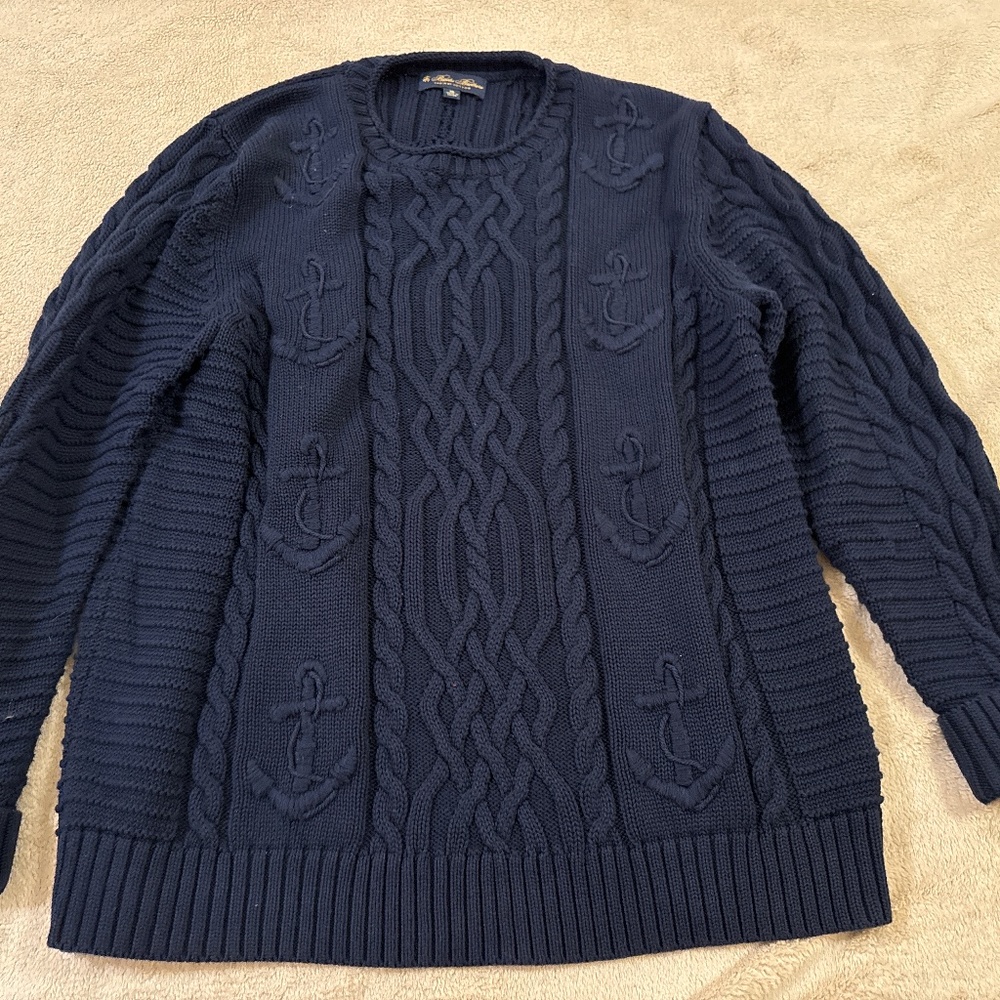 Brooks Brothers Men’s Navy Sweater XL